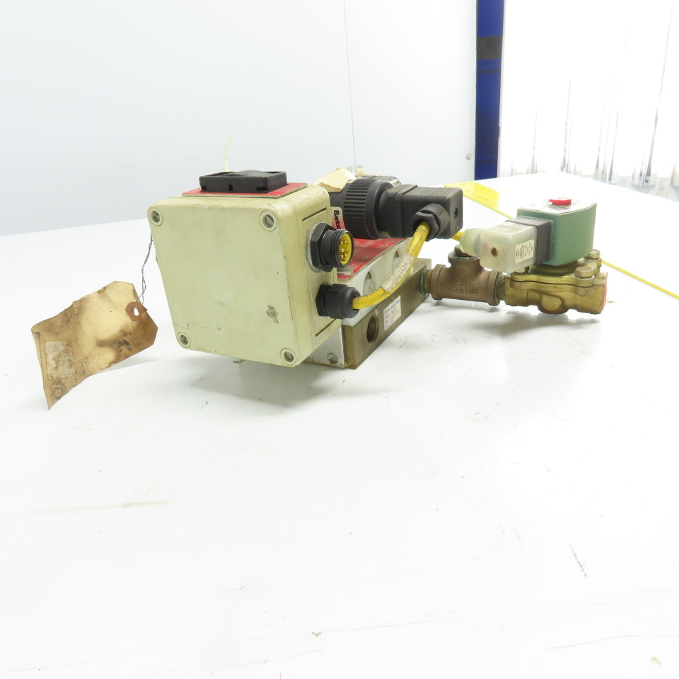 Electro-Matic AD700AC1 Weld Gun water Shut-Off Valves Assembly 120V 1/2" Sup