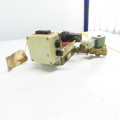 Electro-Matic AD700AC1 Weld Gun water Shut-Off Valves Assembly 120V 1/2" Sup