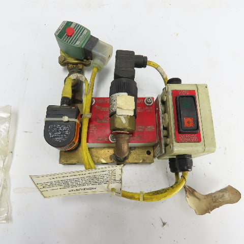 Electro-Matic AD700AC1 Weld Gun water Shut-Off Valves Assembly 120V 1/2" Sup