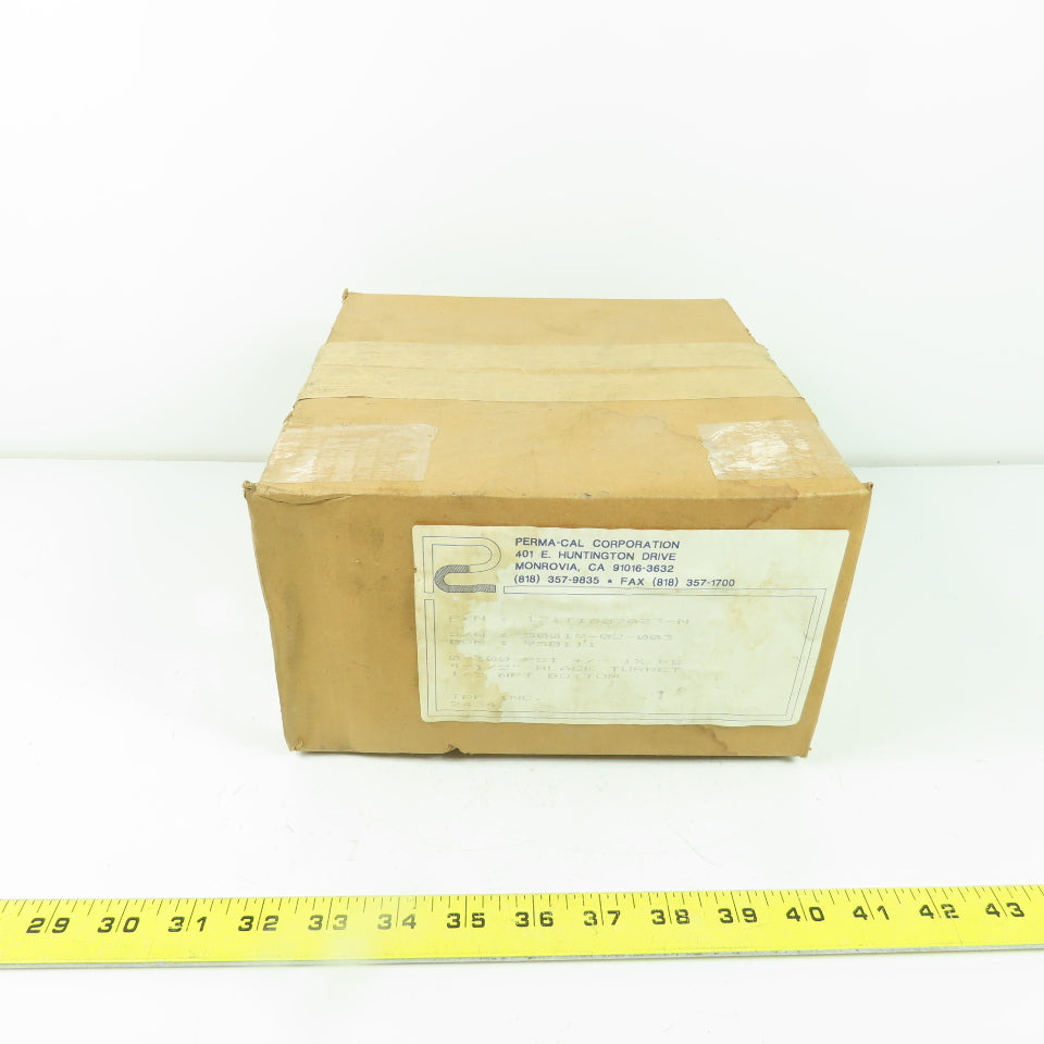 Perma-Cal 121TID07A23-N 4-1/2" Black Turret Process Gauge 1/2" NPT 300 PSI