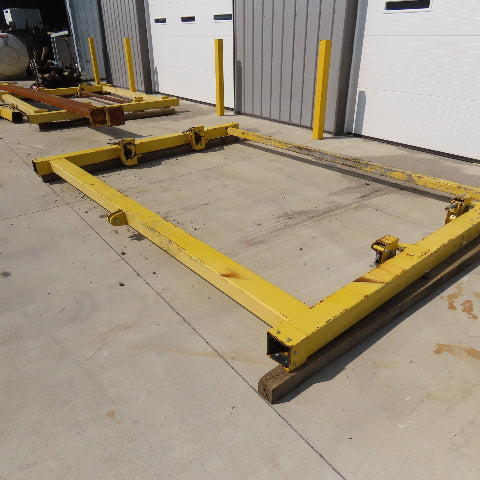 PWI 10' Wide Rolled Carpet Roofing Stationary Manual Material Dispenser Frame