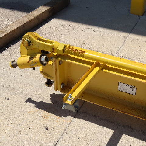 PWI 1000Lbs. 1/2 Ton 246" Swing Overbraced Tie Rod Jib Crane 18' Travel