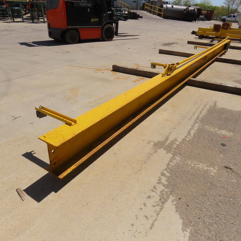 PWI 1000Lbs. 1/2 Ton 246" Swing Overbraced Tie Rod Jib Crane 18' Travel