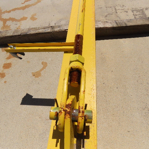 PWI 1000Lbs. 1/2 Ton 246" Swing Overbraced Tie Rod Jib Crane 18' Travel