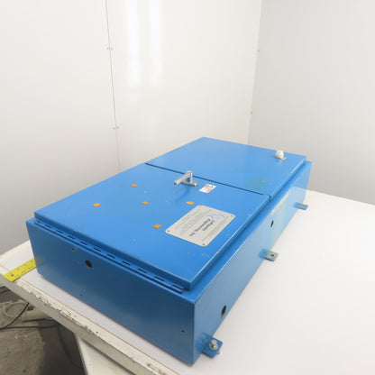 Hoffman A-244208WFLP Type 12 24" x 42" x 8" Electrical Enclosure W/ Backplate