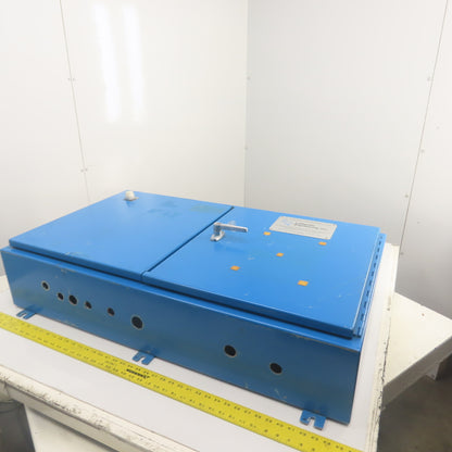 Hoffman A-244208WFLP Type 12 24" x 42" x 8" Electrical Enclosure W/ Backplate