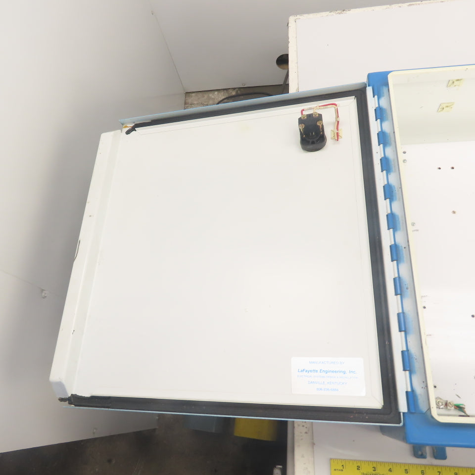 Hoffman A-244208WFLP Type 12 24" x 42" x 8" Electrical Enclosure W/ Backplate