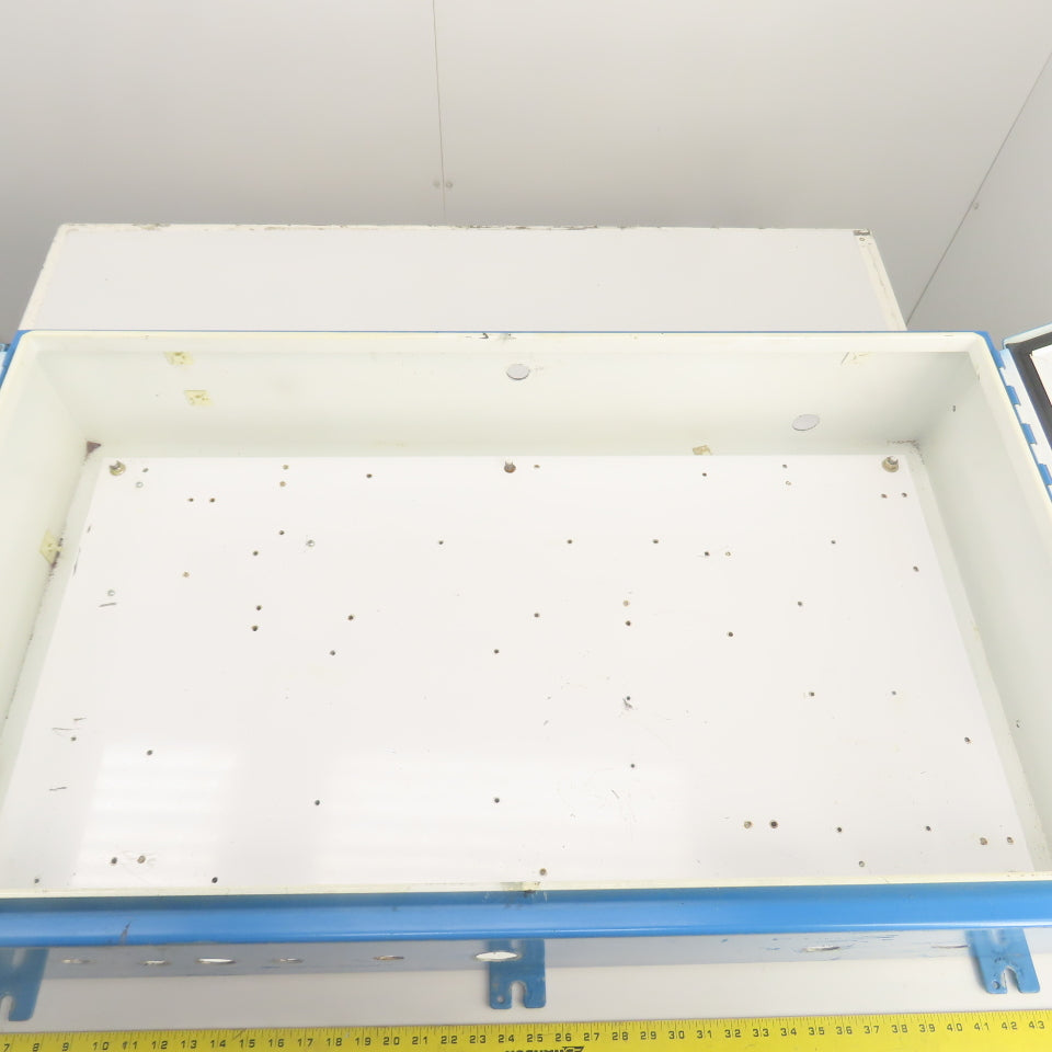 Hoffman A-244208WFLP Type 12 24" x 42" x 8" Electrical Enclosure W/ Backplate