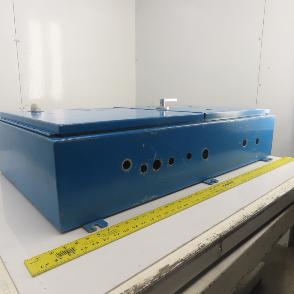 Hoffman A-244208WFLP Type 12 24" x 42" x 8" Electrical Enclosure W/ Backplate
