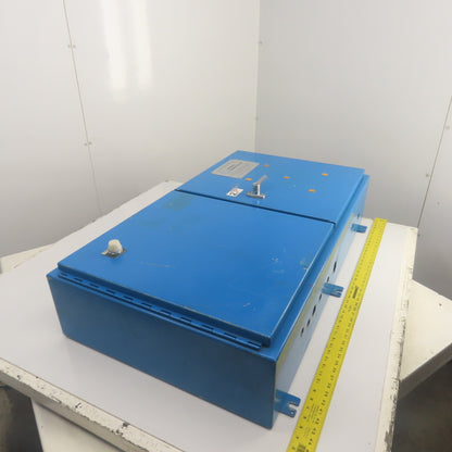 Hoffman A-244208WFLP Type 12 24" x 42" x 8" Electrical Enclosure W/ Backplate