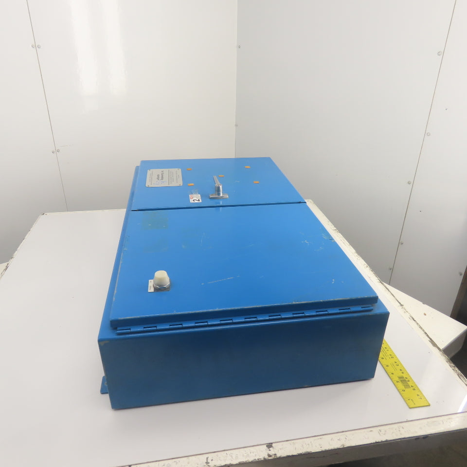 Hoffman A-244208WFLP Type 12 24" x 42" x 8" Electrical Enclosure W/ Backplate