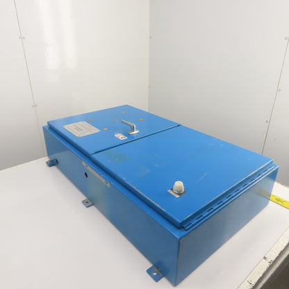 Hoffman A-244208WFLP Type 12 24" x 42" x 8" Electrical Enclosure W/ Backplate