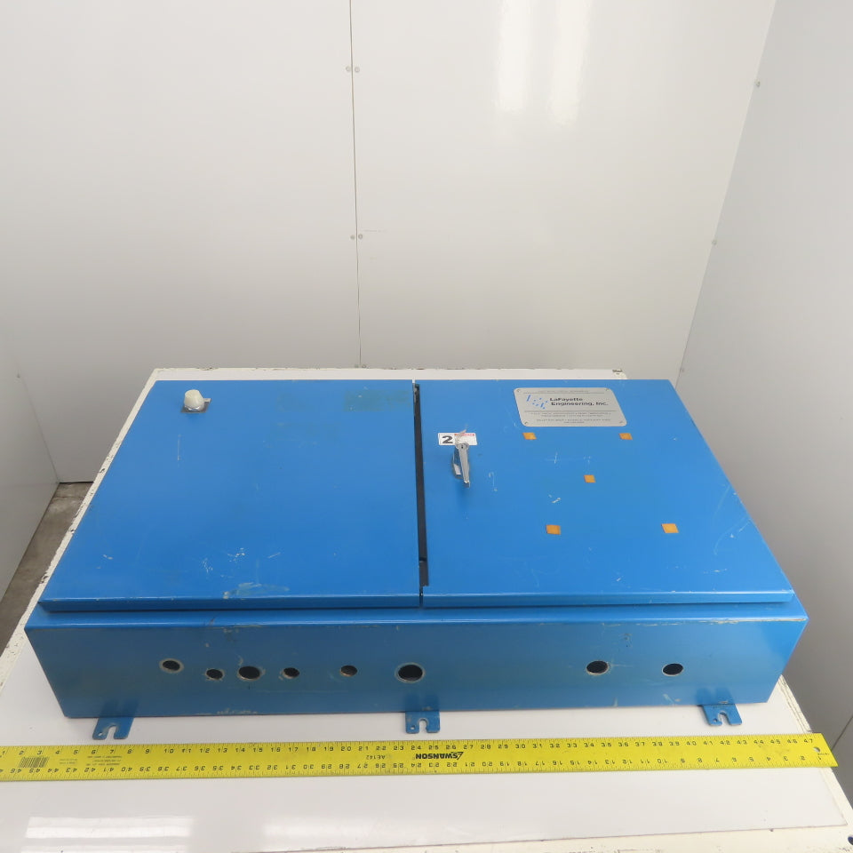 Hoffman A-244208WFLP Type 12 24" x 42" x 8" Electrical Enclosure W/ Backplate