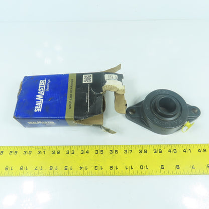 Sealmaster SFT-19 2-Bolt Flange Mounted Ball Bearing 1-3/16" Bore