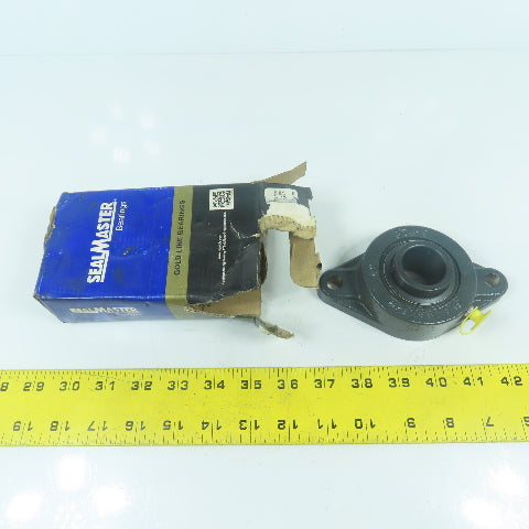 Sealmaster SFT-19 2-Bolt Flange Mounted Ball Bearing 1-3/16" Bore