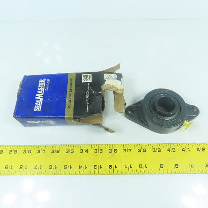 Sealmaster SFT-19 2-Bolt Flange Mounted Ball Bearing 1-3/16" Bore