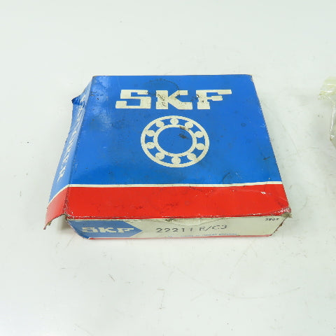 SKF 22211 E/C3 Spherical Roller Ball Bearing 55mm Bore NEW