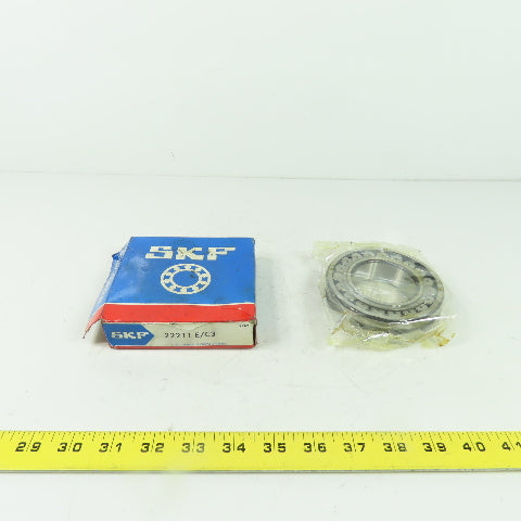 SKF 22211 E/C3 Spherical Roller Ball Bearing 55mm Bore NEW