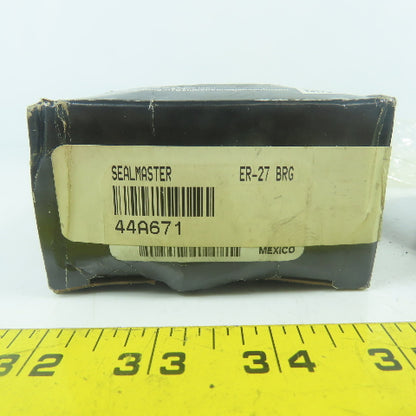 Sealmaster ER-27 Ball Insert Bearing 1-11/16" Bore 3.3470" Cylindrical OD