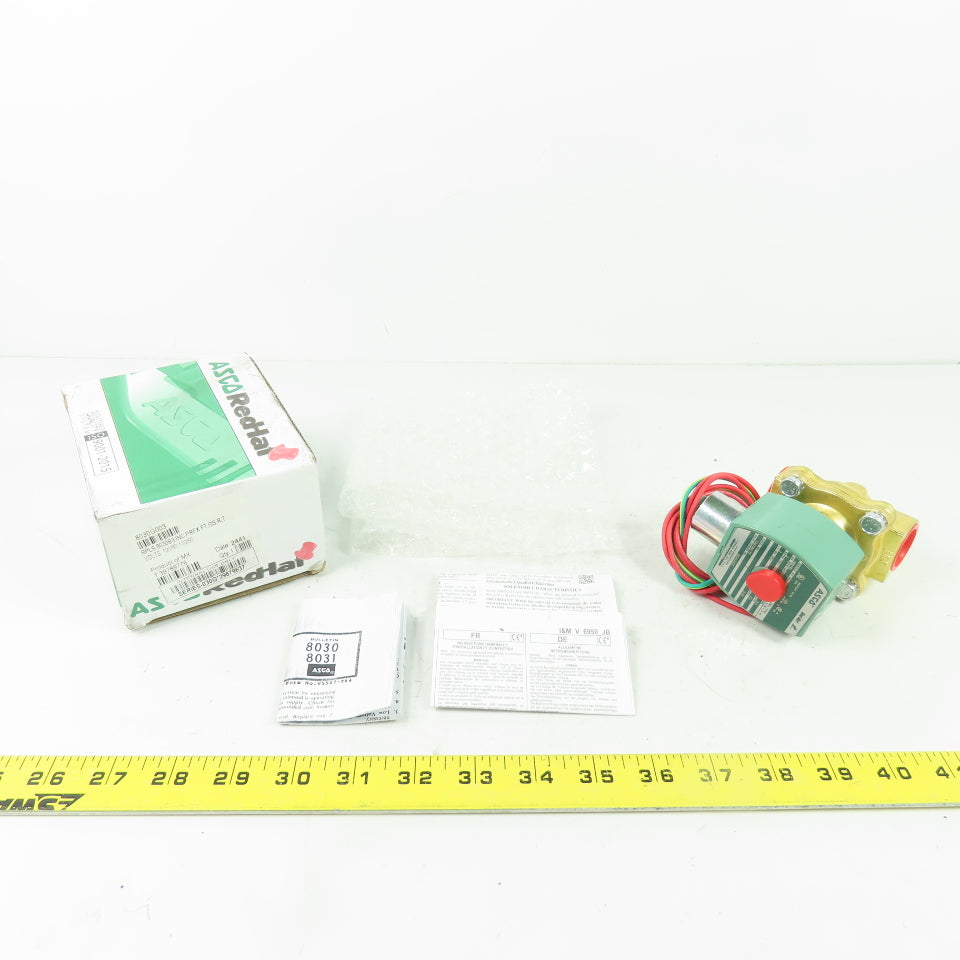 Asco 8030G003 Redhat 3/4" Solenoid Valve 120V Coil NEW