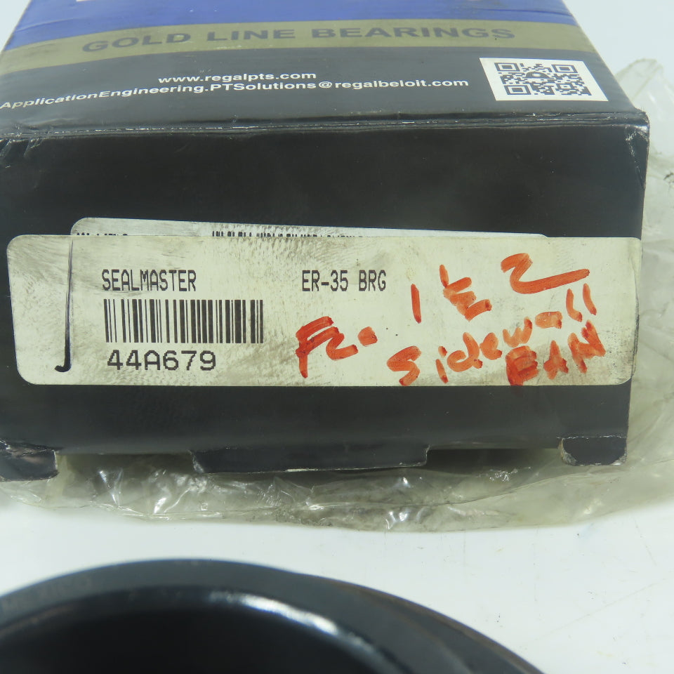 Sealmaster ER-35 Ball Insert Bearing 2-3/16" Bore 3.9370" Cylindrical OD
