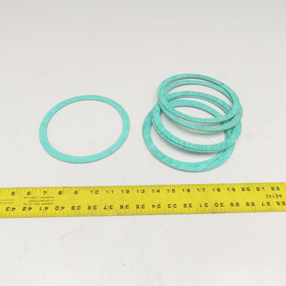 6" ID x 7" OD x 1/8" Thick Flange Ring Gasket Lot Of 7