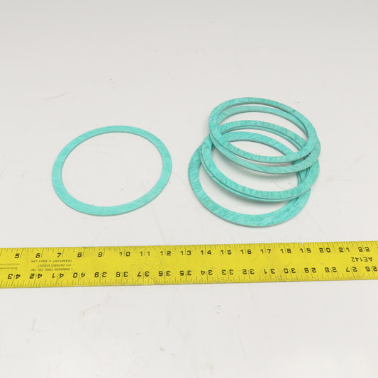 6" ID x 7" OD x 1/8" Thick Flange Ring Gasket Lot Of 7