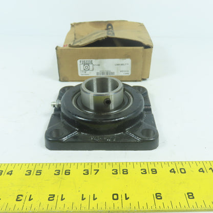 Rexnord F3S223E Link-Belt 4-Bolt Flange Mount Ball Bearing Unit 1-7/16" Bore