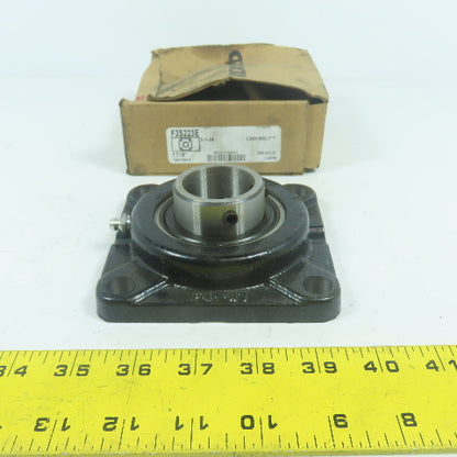 Rexnord F3S223E Link-Belt 4-Bolt Flange Mount Ball Bearing Unit 1-7/16" Bore