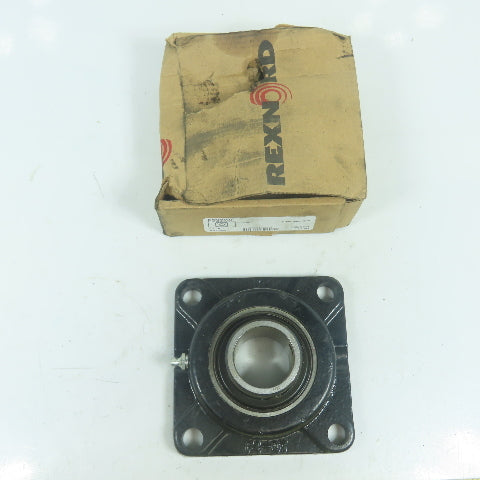 Rexnord F3S223E Link-Belt 4-Bolt Flange Mount Ball Bearing Unit 1-7/16" Bore