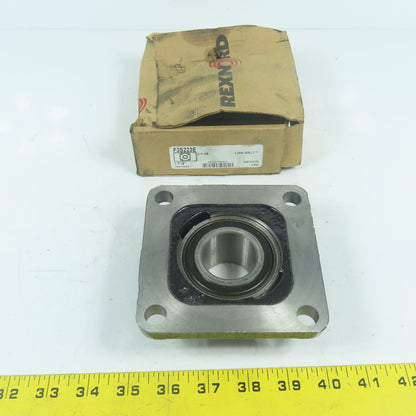 Rexnord F3S223E Link-Belt 4-Bolt Flange Mount Ball Bearing Unit 1-7/16" Bore