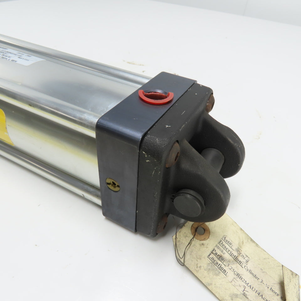 Parker 03.25 CBB2MA3U14AC Double Acting Pneumatic Cylinder 3.25" Bore 8.5"Stroke