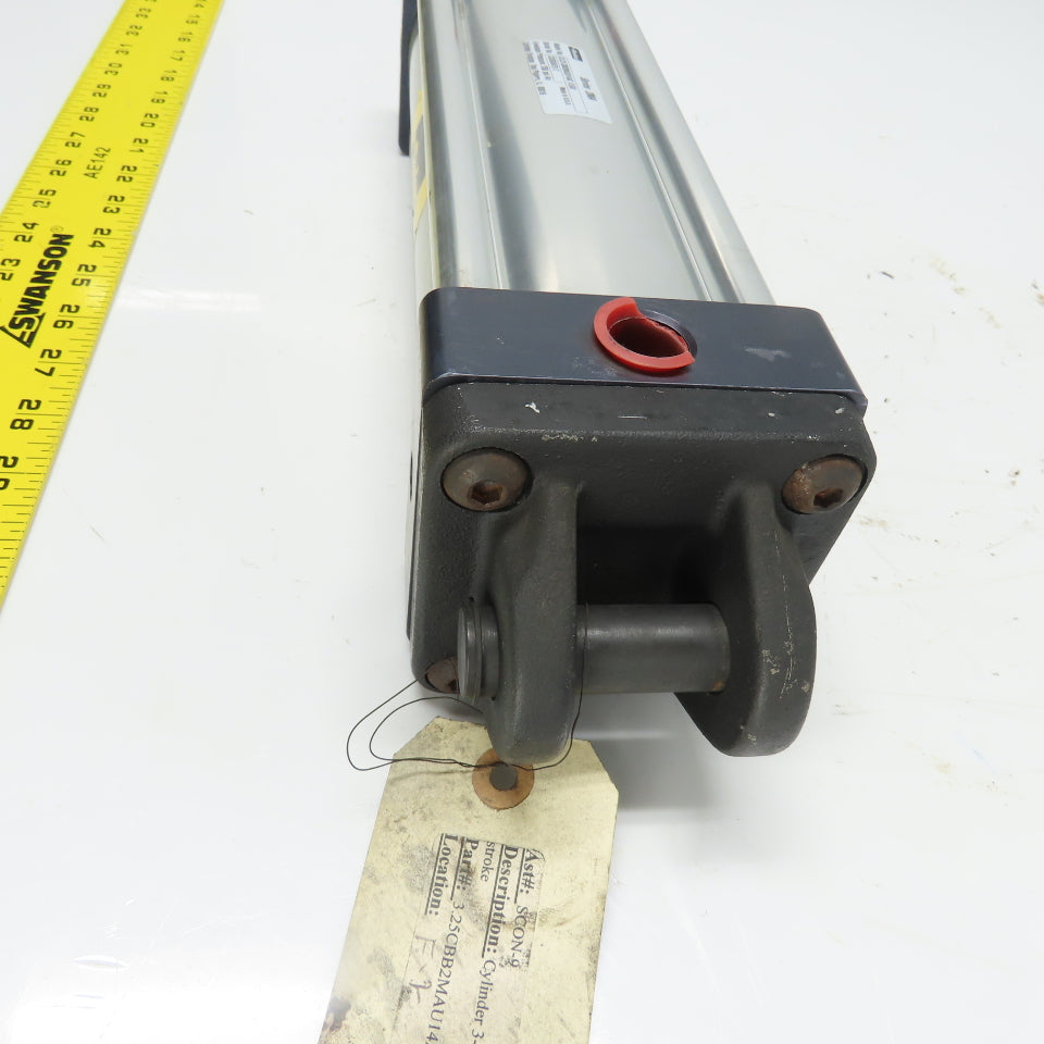 Parker 03.25 CBB2MA3U14AC Double Acting Pneumatic Cylinder 3.25" Bore 8.5"Stroke