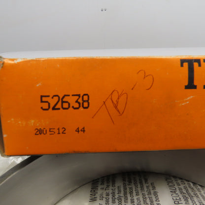 Timken 52638 Tapered Roller Bearing Single Cup 6-3/8" OD