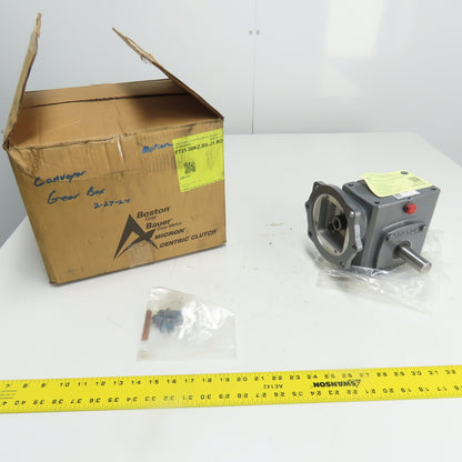 Boston Gear F721-30KZ-B5-J1-RO 30:1 Ratio Worm Gear Reducer 50.33RPM Out NEW