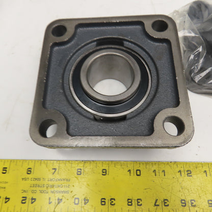 KML UCF209-28 1-3/4" Bore 4 Bolt Mount Flange End Bearing Unit Lot Of 2