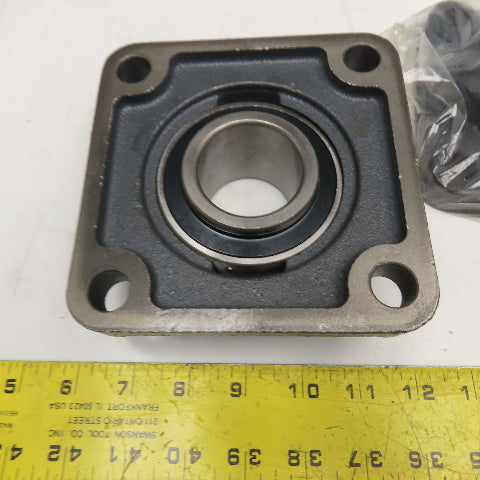 KML UCF209-28 1-3/4" Bore 4 Bolt Mount Flange End Bearing Unit Lot Of 2