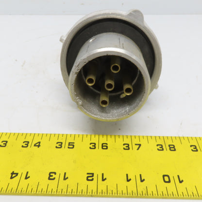 Crouse Hinds APJ3573 5 Pole Electric Plug 600V 250VDC 30A 5W