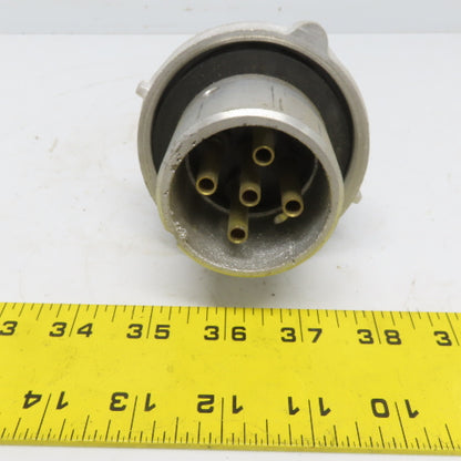 Crouse Hinds APJ3573 5 Pole Electric Plug 600V 250VDC 30A 5W