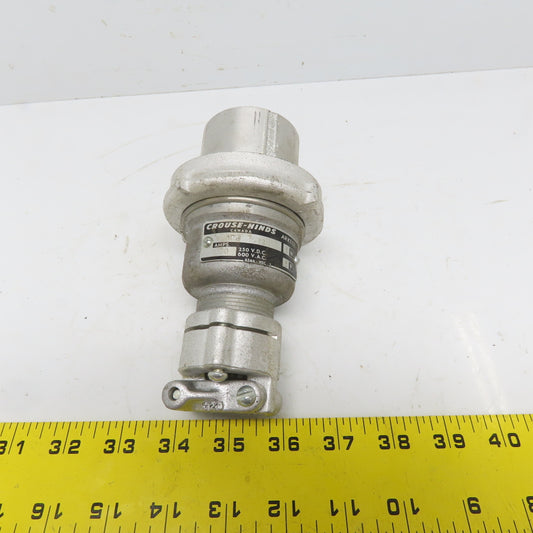 Crouse Hinds APJ3573 5 Pole Electric Plug 600V 250VDC 30A 5W