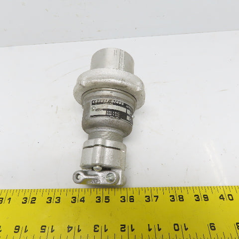 Crouse Hinds APJ3573 5 Pole Electric Plug 600V 250VDC 30A 5W