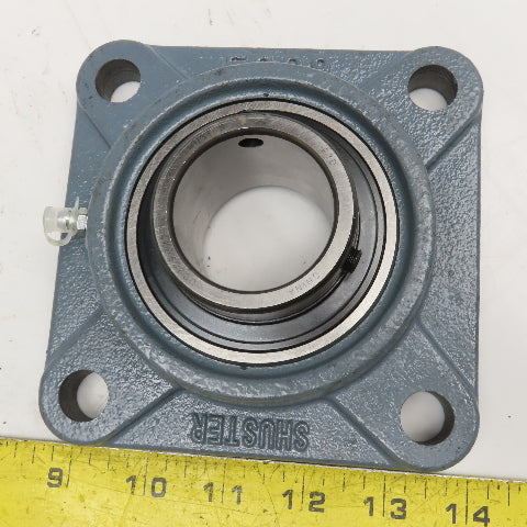 Shuster F209 1-3/4" Bore 4 Bolt Mount Flange End Bearing