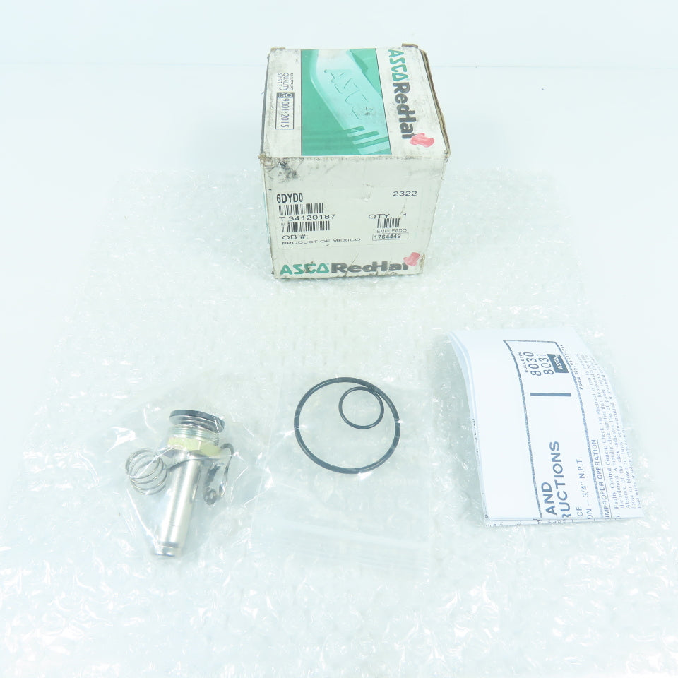 ASCO 6DYD0 Valve Rebuild Kit Body Gasket Core Spring