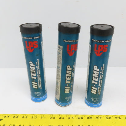 LPS 70214 Hi-Temp Bearing Grease Platinum Grade 14.1oz Tube Lot of 3