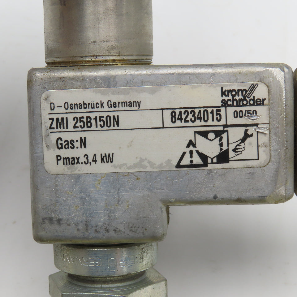 Krom Schroder ZMI25B150N 84234015 25mm Burner Natural Gas Pilot Missing Boot