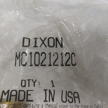 Dixon 1021212C 3/4" Male NPT x 3/4" Brass Hose Barb Lot of 4