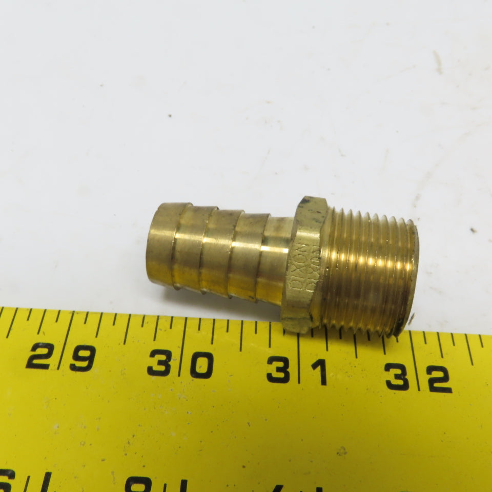Dixon 1021212C 3/4" Male NPT x 3/4" Brass Hose Barb Lot of 4