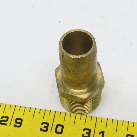Dixon 1021212C 3/4" Male NPT x 3/4" Brass Hose Barb Lot of 4