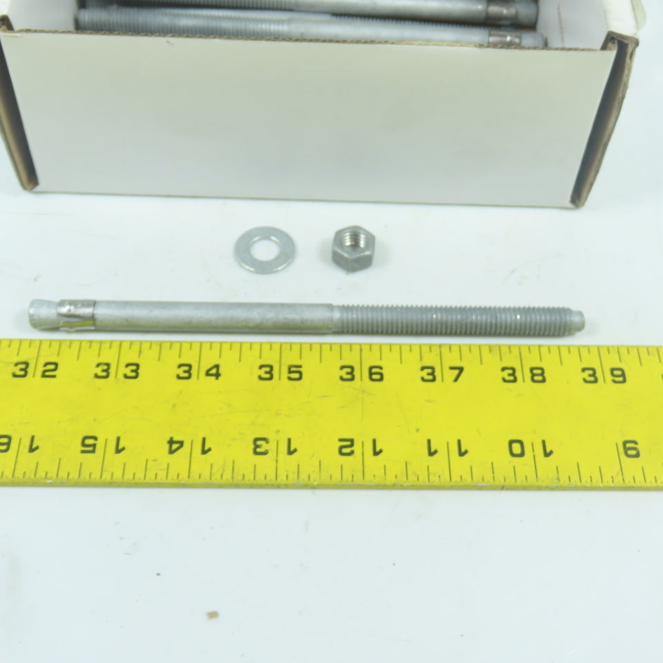 Wej-it ANKR-TITE 3/8 x 7 Concrete Wedge Anchors Lot Of 14