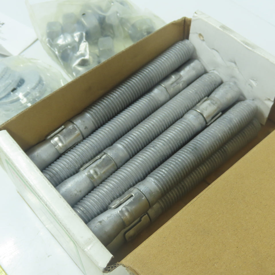 Wej-it ANKR-TITE 3/4" x 7" Galvanized Concrete Wedge Anchors Lot Of 10